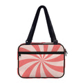 Pink Swirl Print Double Strap Bible Bag