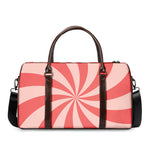 Pink Swirl Print Duffle Bag