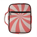 Pink Swirl Print Front Pocket Bible Bag