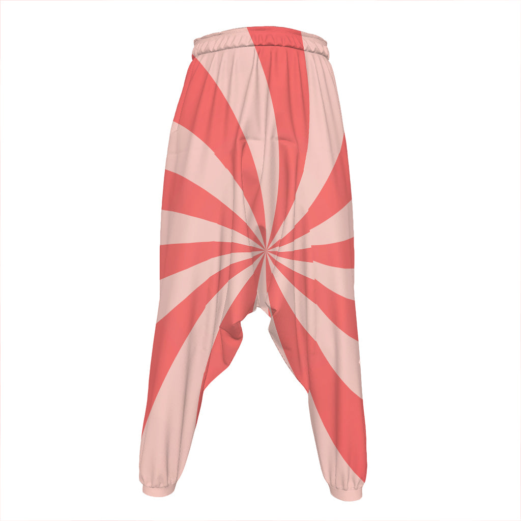 Pink Swirl Print Hammer Pants