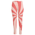 Pink Swirl Print High-Waisted Pocket Leggings