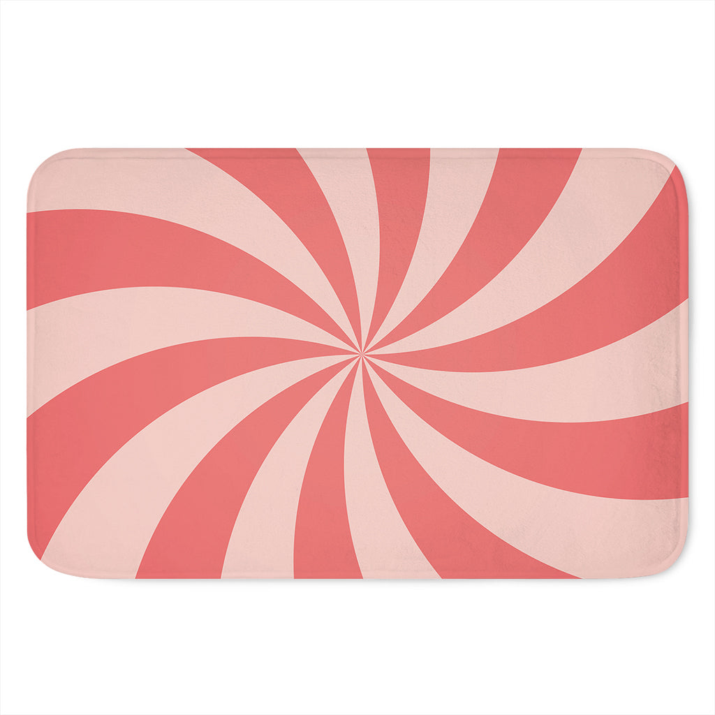 Pink Swirl Print Indoor Door Mat