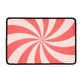 Pink Swirl Print Kitchen Mat