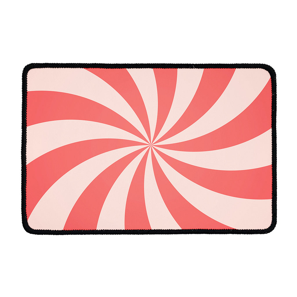 Pink Swirl Print Kitchen Mat
