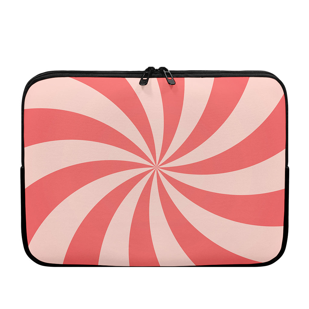 Pink Swirl Print Laptop Sleeve