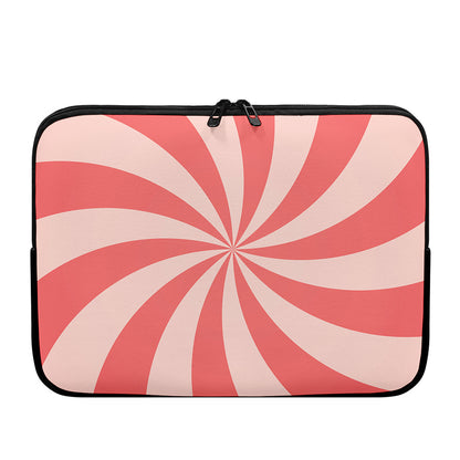 Pink Swirl Print Laptop Sleeve
