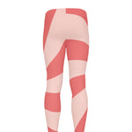 Pink Swirl Print Men's leggings