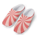 Pink Swirl Print Mesh Casual Shoes