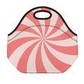 Pink Swirl Print Neoprene Lunch Bag