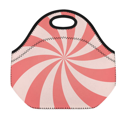 Pink Swirl Print Neoprene Lunch Bag