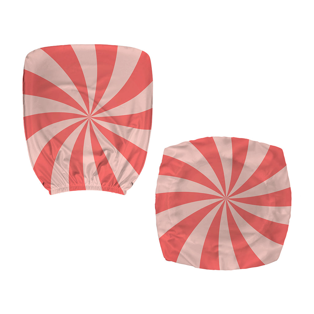 Pink Swirl Print Office Chair Cover