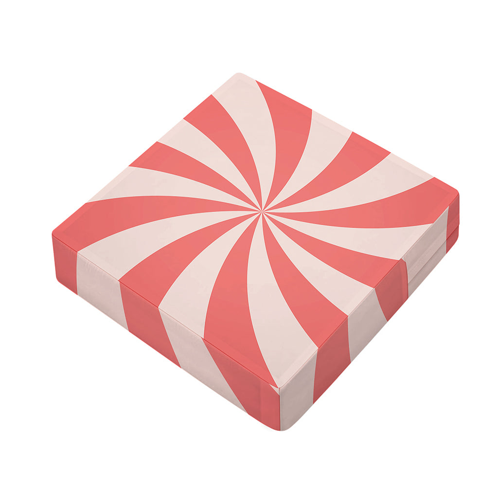 Pink Swirl Print Outdoor Seat Cushion Cover