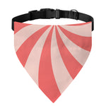 Pink Swirl Print Over The Collar Dog Bandana