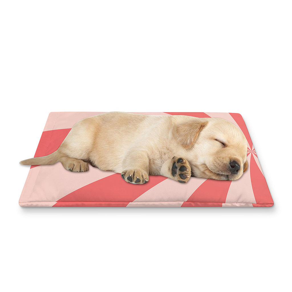Pink Swirl Print Pet Cooling Mat Cover