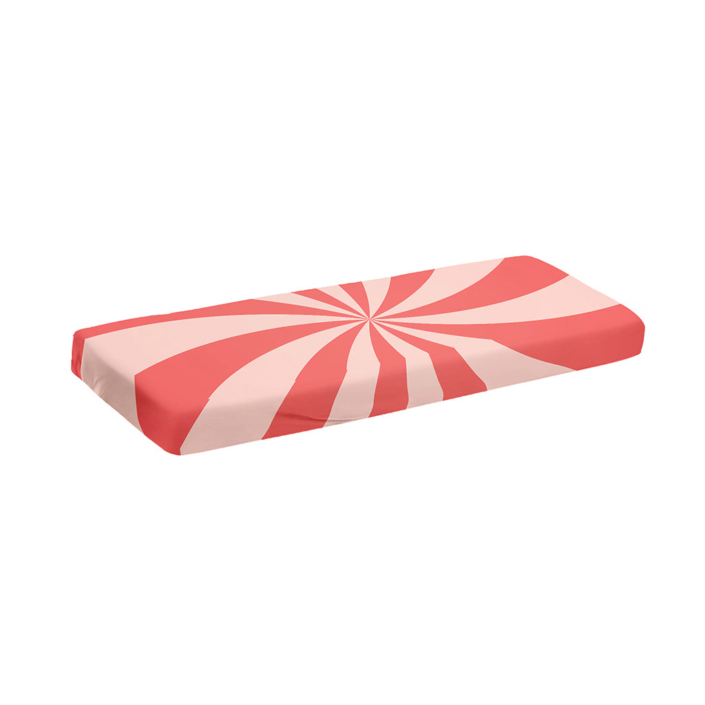 Pink Swirl Print Piano Keyboard Cover