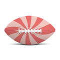 Pink Swirl Print Rugby Ball