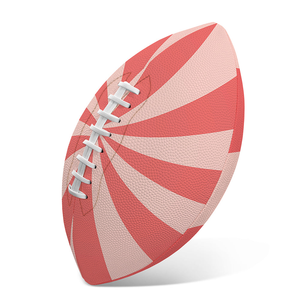 Pink Swirl Print Rugby Ball
