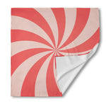 Pink Swirl Print Silk Bandana