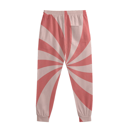 Pink Swirl Print Sweatpants