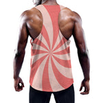 Pink Swirl Print Training Tank Top