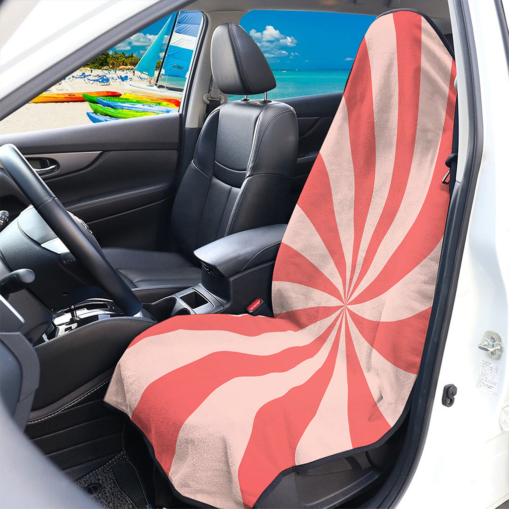 Pink Swirl Print Waterproof Car Seat Cover