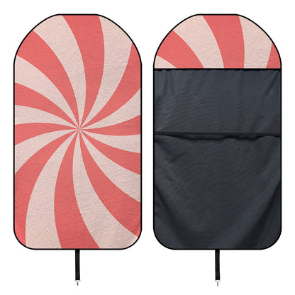 Pink Swirl Print Waterproof Car Seat Cover