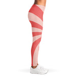 Pink Swirl Print Women's Leggings