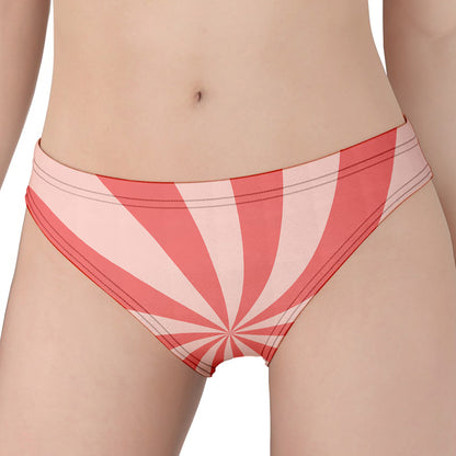 Pink Swirl Print Women's Panties