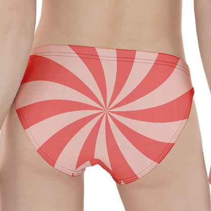Pink Swirl Print Women's Panties