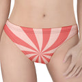Pink Swirl Print Women's Thong