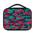 Pink Teal And Black Camouflage Print Classic Bible Case