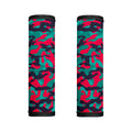 Pink Teal And Black Camouflage Print Handle Covers