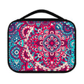 Pink Teal Bohemian Mandala Pattern Print Classic Bible Case
