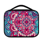 Pink Teal Bohemian Mandala Pattern Print Classic Bible Case