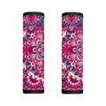 Pink Teal Bohemian Mandala Pattern Print Handle Covers