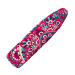 Pink Teal Bohemian Mandala Pattern Print Ironing Board Cover