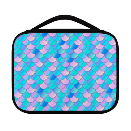 Pink Teal Mermaid Scales Pattern Print Classic Bible Case