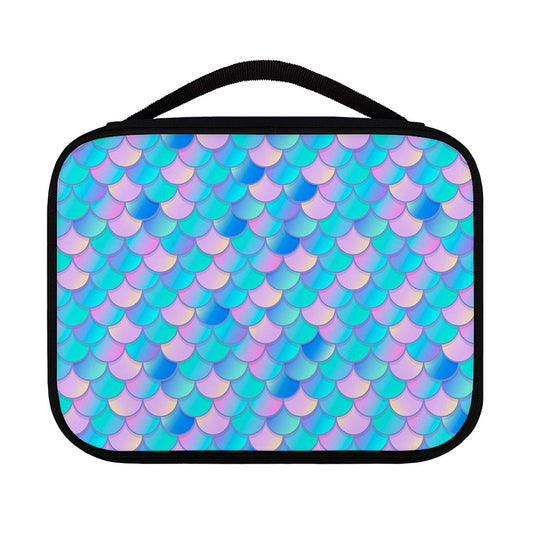 Pink Teal Mermaid Scales Pattern Print Classic Bible Case