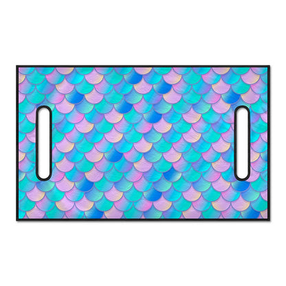 Pink Teal Mermaid Scales Pattern Print Golf Cart Seat Cover