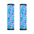 Pink Teal Mermaid Scales Pattern Print Handle Covers