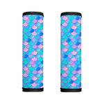 Pink Teal Mermaid Scales Pattern Print Handle Covers