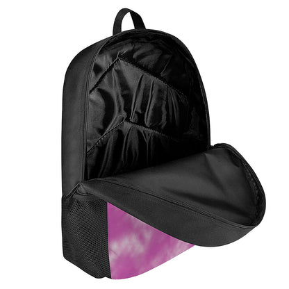 Pink Tie Dye Print 17 Inch Backpack