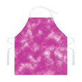 Pink Tie Dye Print Adjustable Apron