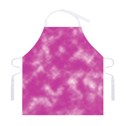 Pink Tie Dye Print Adjustable Apron