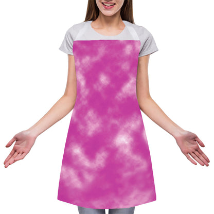 Pink Tie Dye Print Adjustable Apron