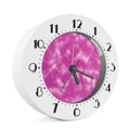 Pink Tie Dye Print Alarm Clock
