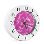 Pink Tie Dye Print Alarm Clock