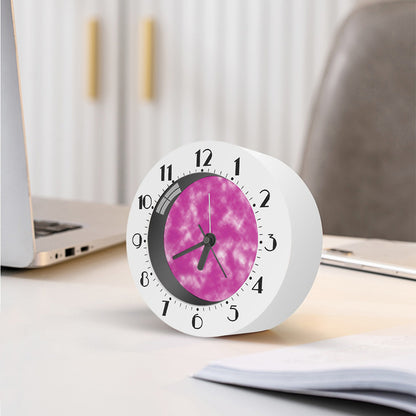 Pink Tie Dye Print Alarm Clock