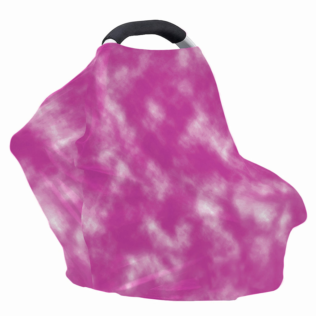Pink Tie Dye Print Baby Seat Cover