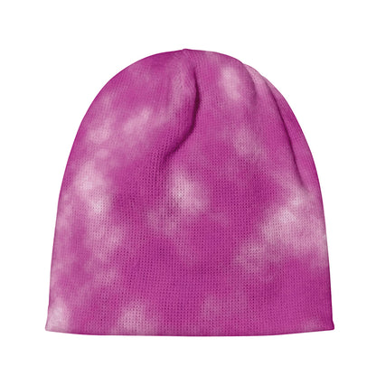 Pink Tie Dye Print Beanie